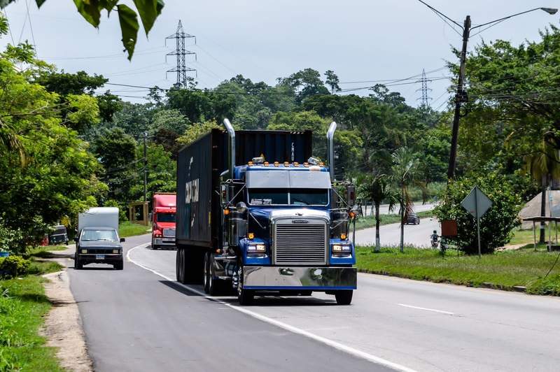 Freightliner · Contenedor Azul